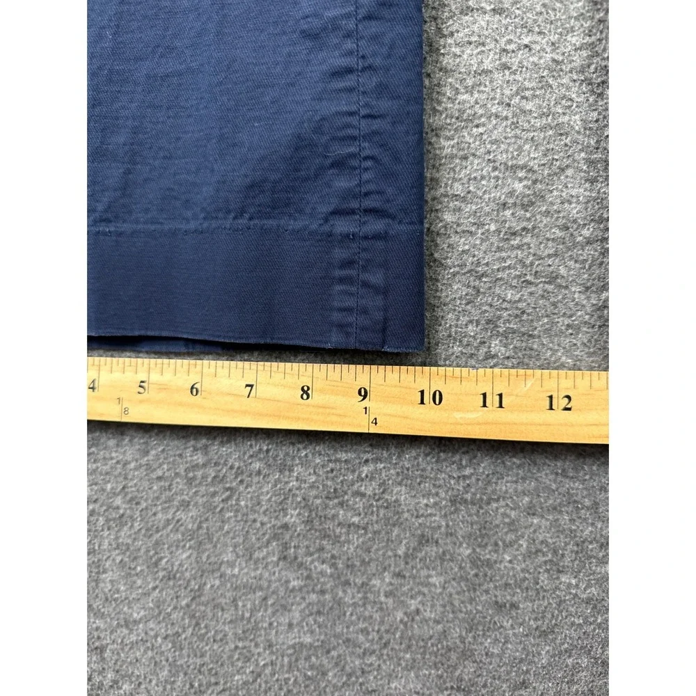 Tory Burch Navy Blue‎ Straight Leg Stretch Pants Womens Size 8 Career Trousers